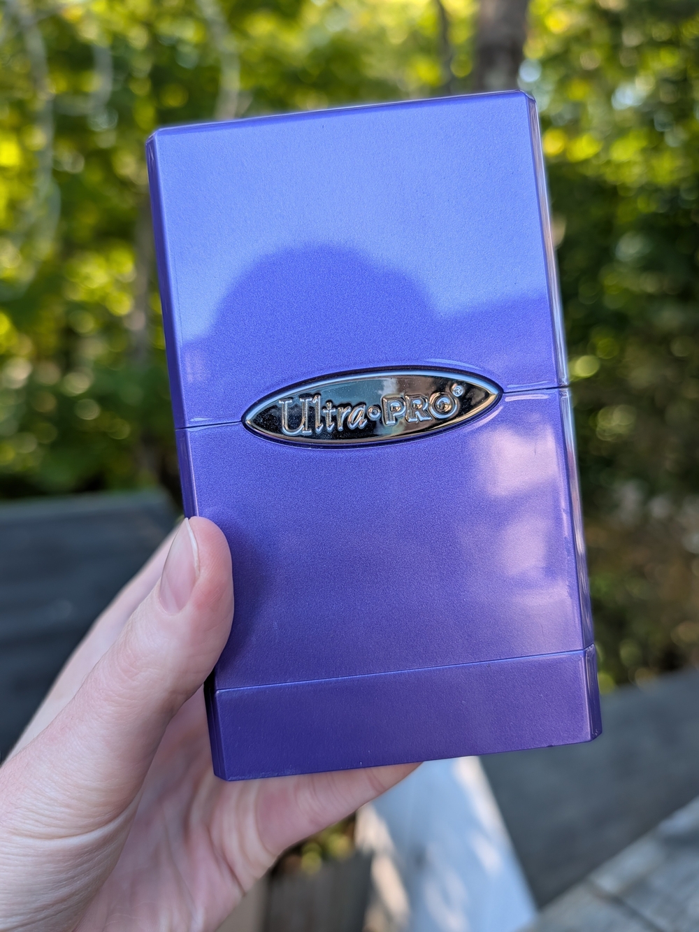 Ultra PRO Card Case in Metallic Purple